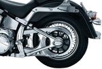 Kuryakyn Boomerang Frame Covers For Harley Davidson FLSTC1584 2009 - Chrome