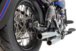 Drag Specialties 16" Chrome Steel SRV Rim For Harley Davidson FL 1200 1970-1972 16x3 - Silver
