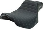 Slyfox High Noon Seat For Harley Davidson FLHX 1923 ABS 2024 Classic Stitch/Gray Logo - Black/Grey
