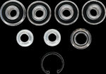 Moose Racing Independent Suspension Linkage Rebuild Kit For Polaris RZR XP 1000 TurboS 4X4 2019-2021 Rear - Black/Silver