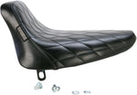 LE Pera Bare Bones Solo Seat For Harley Davidson FLST 1340 1986-1990 Diamond Stitch - Black