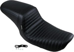 LE Pera Kickflip Seat For Harley Davidson FXD 1340 1996-1998 Pleated - Black