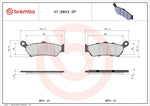 Brembo SP Prime Sintered Brake Pads For BMW R 1300 GS ABS 2024-2026 Rear