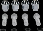 Moose Racing Wheel Stud/Nut Kit For Suzuki LT-A 400 ASI 4X4 2020-2024 Rear - Silver