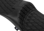 Drag Specialties Extended Reach Freedom Touring Seats For Harley Davidson FLH 1868 ABS 2021 Double Diamond - Black