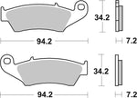 SBS HS Street Excel Sintered Front Brake Pads For Cannondale C 440 R 2003
