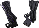 Drag Specialties LED Handlebar Marker Lights For Harley Davidson FLD 1690 2012-2013 Handlebar Black Smoke