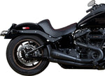 Drag Specialties Solo Seat For Harley Davidson FLSB 1750 2018-2020 Red Stitching Double Diamond - Black Red