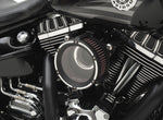 Trask Assault Charge High-Flow Air Cleaner For Harley Davidson FLDE 1750 2018-2020 - Black/Reverse Cut