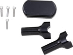 LA Choppers Solid Handlebar Riser & Top Clamp Kit For Harley Davidson FLD 1690 ABS 2015-2016 10 cm (4") - Black