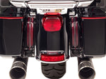 Ciro Filler Panel Lights For Harley Davidson FLH 1868 ABS 2021 Rear Red - Black