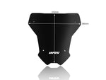 WRS Windscreen For Honda CRF1100L ABS Africa Twin 2020-2024 31 cm (12-1/4") - Black