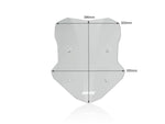 WRS Windscreen For BMW F 900 XR 2020-2024 39 cm (15-1/2") - Smoke