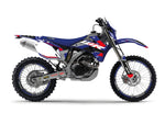 Blackbird Dream 5 Graphic Kit For Yamaha WRF250 2007-2014 - Black/Blue/Red/Silver