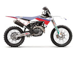 Blackbird Retro Graphics Kit For KTM SX125 2023 - Blue/Red/White
