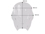 WRS Windscreen Touring BMW R1300RS 2025-2026 46.5 cm (18-1/4") - Smoke