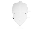 WRS Windscreen For Ducati MultiStrada 1200 ABS 2015-2017 50 cm (19-3/4") - Clear
