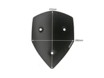WRS Windscreen For Ducati MultiStrada 1200 2010-2012 37 cm (14-1/2") - Black