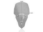 WRS Windscreen For Triumph Tiger Sport 660 ABS 2022-2023 59 cm (23-1/4") - Smoke