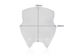 WRS Windscreen For BMW R 1200 RS ABS 2015-2018 33 cm (13") - Clear
