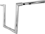 Burly Jason Handlebar For Harley Davidson FLTRX1923 ABS 2024-2026 35.5 cm (14") - Chrome