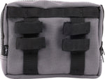 Thrashin Supply Co Handlebar Bag Handlebar Grey/Orange - 12.5cm (5") x 17.5cm (7") x 8.26cm (3-1/4")