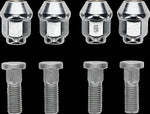 Moose Racing Wheel Stud/Nut Kit For Suzuki LT-A 400 ASI 4X4 2020-2023 Fits Front Or Rear/Rear Left - Silver