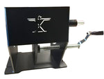 Bike Lift Adjustable Mechanical Wheel Clamp For Lift Stands Front - Steel - Black