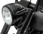 Drag Specialties Nacelle Headlight Kit For Harley Davidson FLST 1340 1987-1990 - Black