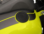 Drag Specialties Pop-Up Fuel Cap For Harley Davidson FLD 1690 2012-2013 - Black Wrinkle