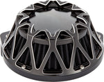Arlen Ness Crossfire Air Cleaner For Harley Davidson FLHX 1923 2024-2026 - Black/Silver