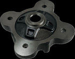 Moose Racing Wheel Hub For Polaris Brutus 1000 4X4 2015-2016 Rear - Black/Silver