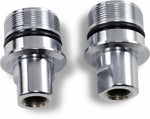 Drag Specialties Fork Tube Plugs & Caps For Harley Davidson FLH 1200 1977-1980 - Chrome