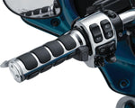 Kuryakyn Heated ISO Grips For 1" Bars For Harley Davidson FLDE 1750 2018 - Chrome