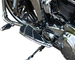 Kuryakyn Phantom Driver Floorboards For Harley Davidson FLD 1690 2012 - Black/Chrome