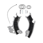 Acerbis X-Grip Frame Guards For Honda CRF250R & CRF450R 2025 - Silver Black