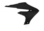 Acerbis Radiator Scoops For Yamaha YZF250 2019-2023 & YZF450 2018-2022 - Metallic Black