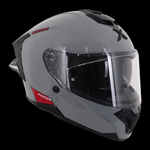 Axor Brutale Full Face Helmet With Dual Spoiler - Nardo Grey Gloss