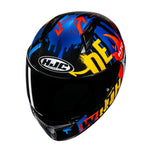 HJC C10 Fop MC23 Blue White Fluo Motorcycle Helmet
