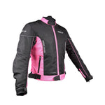 Bike It Insignia Textile Ladies Waterproof Motorcycle Jacket Pink