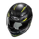 HJC F71 Carbon Esira MC3HSF Yellow Motorcycle Helmet