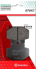 Brembo Prime Carbon Ceramic Brake Pads For Benelli Adiva 125 2001-2005 Rear