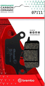 Brembo Carbon Ceramic Prime Line Brake Pads For Yamaha MW 125 2014-2016 Front