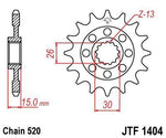 JT Chromoly Steel Sprocket For BMW M 1000 RR ABS Front 17T - 2021-2022