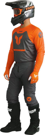 Thor Sportmode Vented Gloves - Orange/White