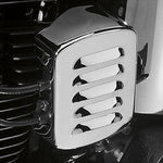 Drag Specialties Louvered Coil Cover For Harley Davidson FL 1200 1970-1977 - Chrome