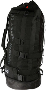 Thrashin Supply Co Mission Duffle Bag With Rain Cover - Black
