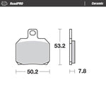 Moto Master Ceramic Brake Pads For Ducati 1098 R 2008-2009 Front