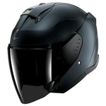 Shark Jet Open Face Motorcycle Helmet - Dark Shadow Mat B16