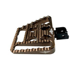 Heinz Bikes Mini Floorboard Footpegs For Harley Davidson FLD 1690 2012-2013 Fit Front Or Rear - Bronze